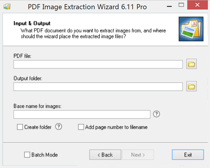 PDF Image Extraction Wizard 6.11